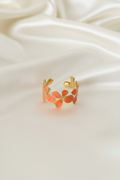 Bracelet Floral Orange