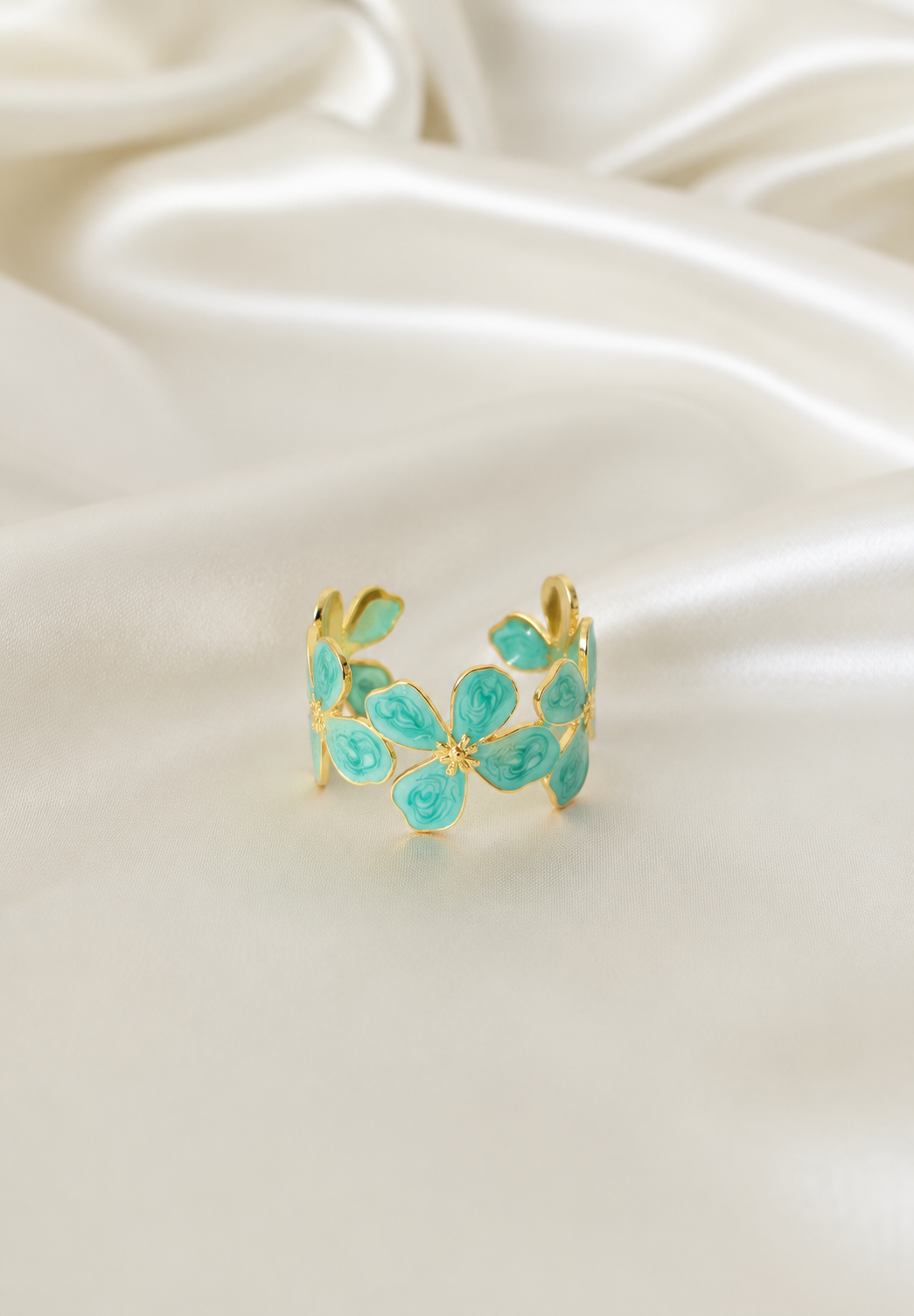 Bracelet Floral Bleu